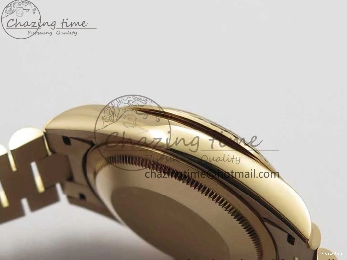 Bracelet Day-Date Dial Silver on Crystal RG A2836 Best Edition 128235 Marker Crystal BP President 36mm RG 0511